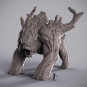 Beast sculpt