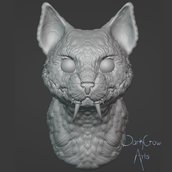 Cheshire Cat Sculpt